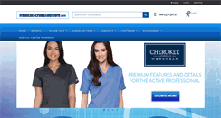 Desktop Screenshot of medicalscrubsandmore.com
